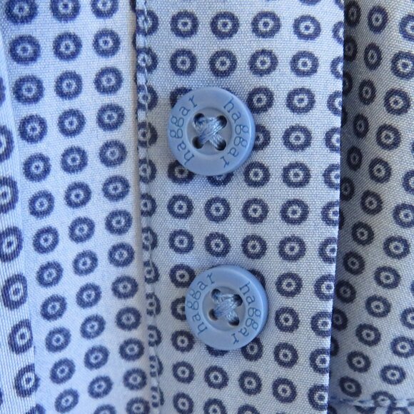 Haggar* Men's Short Sleeve Button Down Curved Hem Chest Pocket Shirt~ Size XXL - Picture 5 of 11